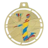 Médaille émaillée Basket-ball 70 mm