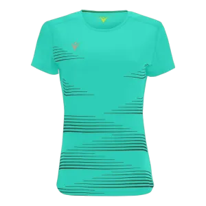 T-shirt Irma Femme – Turquoise/Noir