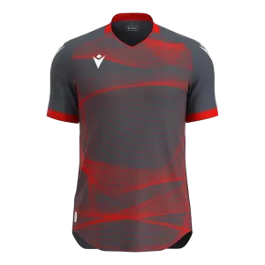 Maillot Wyvern Eco – Anthracite/Rouge fluo