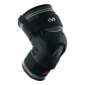 Genouillère ELITE Engineered Elastic™ avec enveloppement et charnières