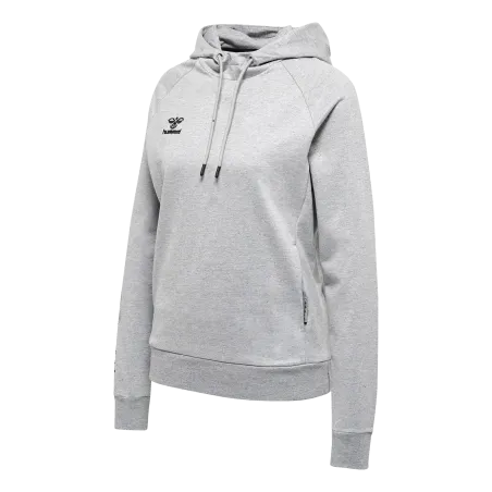 Sweat à capuche cotton HMLMove Grid Femme