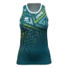 Bleu petrôle/Vert fluo