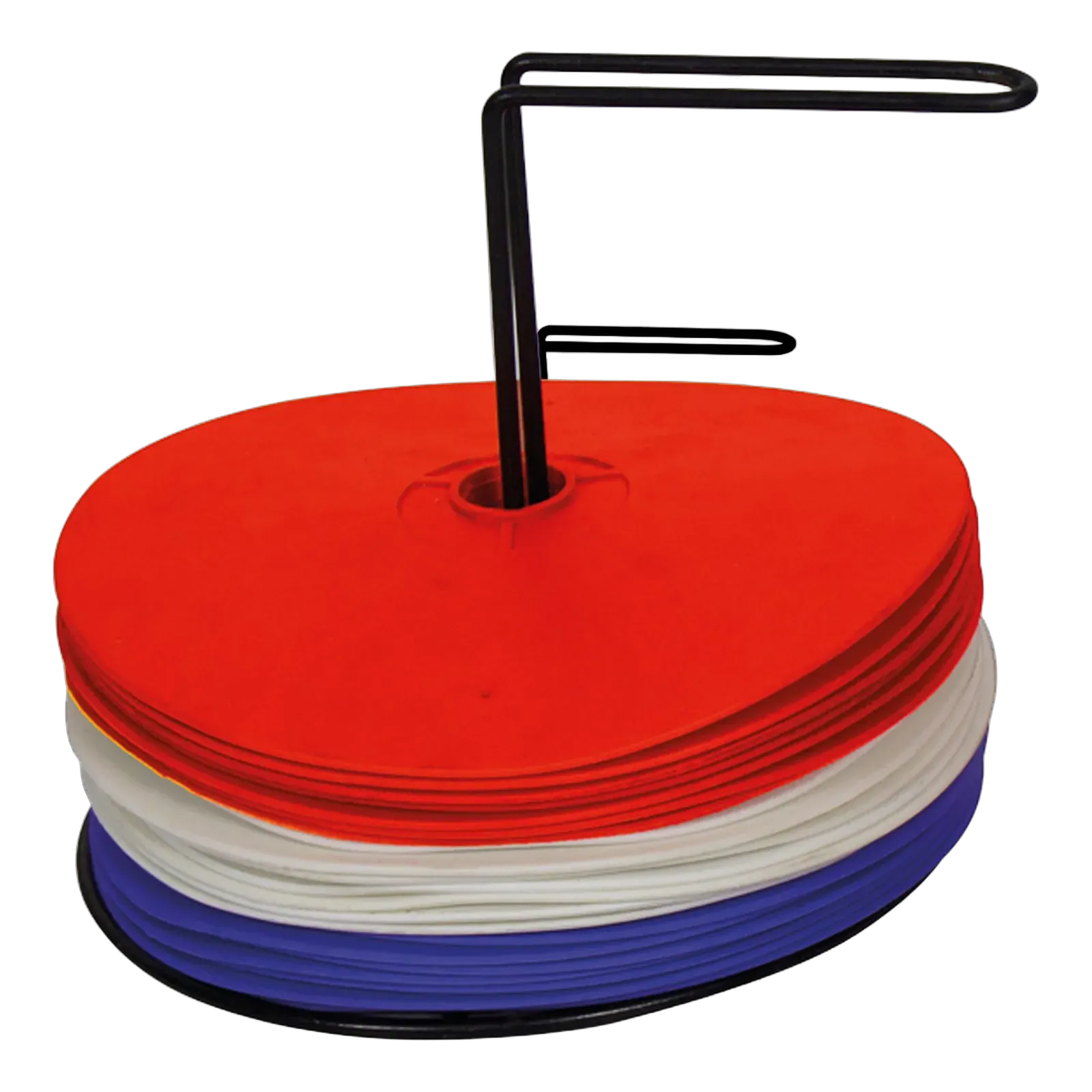 Lot de 24 disques de repérage Bleu-Blanc-Rouge