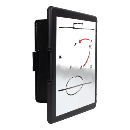 Porte-documents rigide avec face effaçable