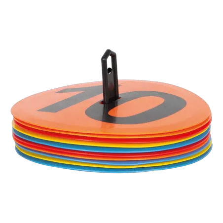 Lot de 10 marquages au sol numérotés