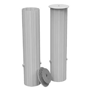 Jeu de 4 gaines d'ancrage diamètre 102 mm