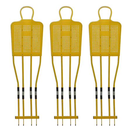 Lot de 3 Mannequins 180 cm - Jaune