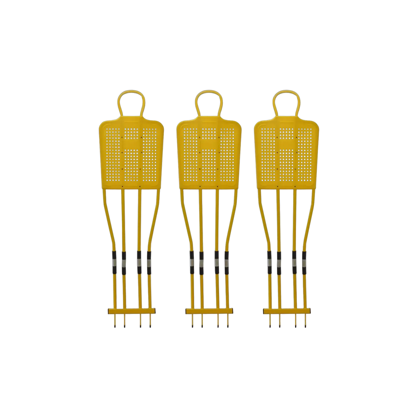 Lot de 3 Mannequins 180 cm - Jaune