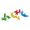 Pinces rotatives multi-usages Jaune/Rouge/Vert/Bleu/Noir (Lot de 12)