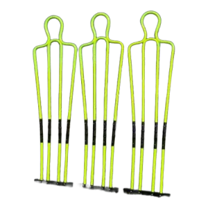 Lot de 3 mannequins d'entraînement avec sac