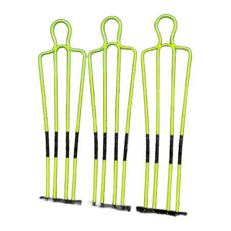 Lot de 3 mannequins d'entraînement avec sac
