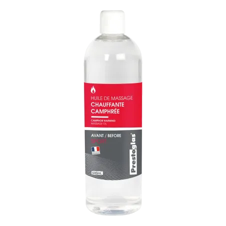Huile de massage camphrée Prestoglas