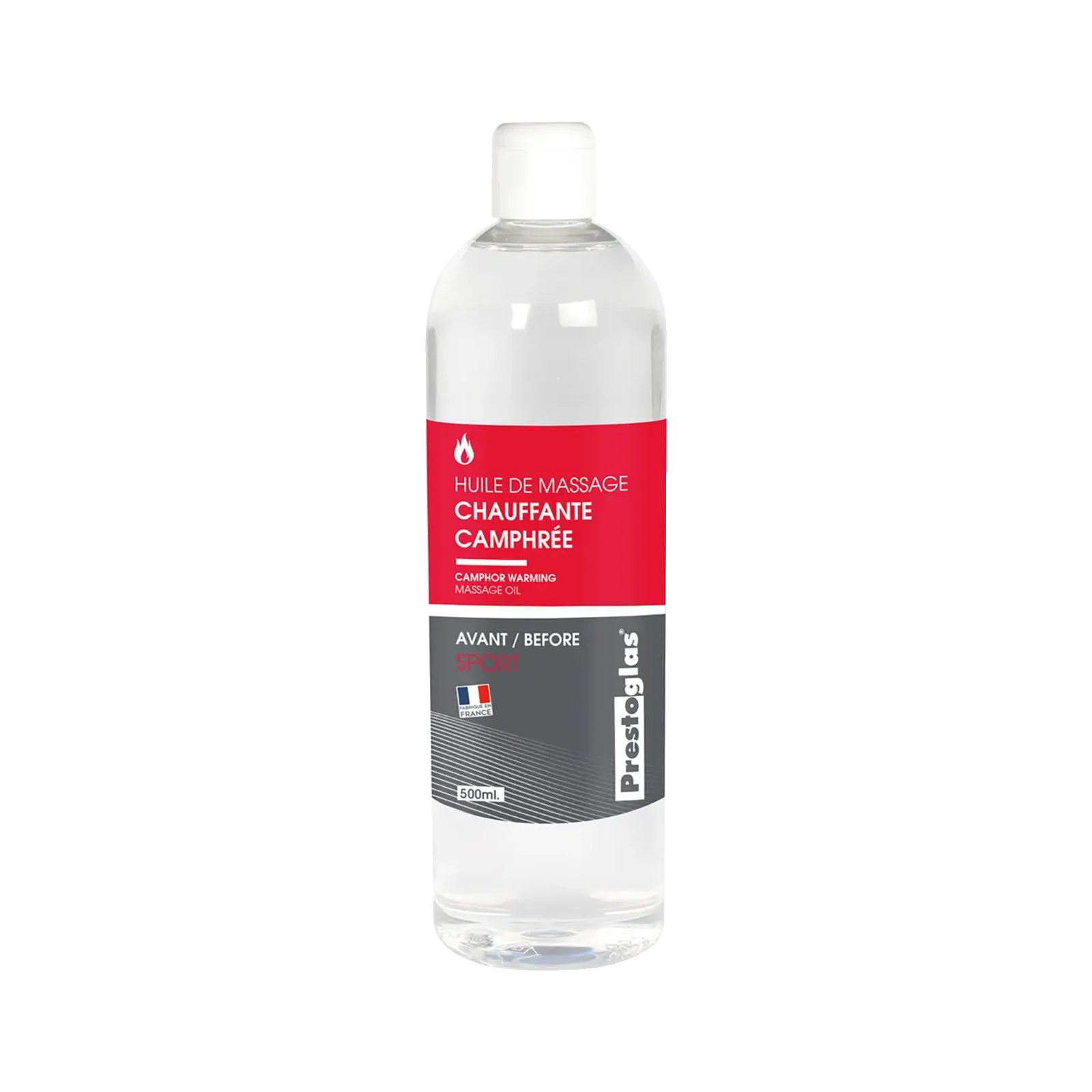 Huile de massage camphrée Prestoglas
