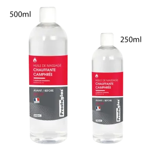 Huile de massage camphrée Prestoglas