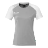 Gris foncé chiné/Blanc