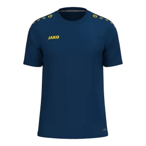 T-shirt One – Marine/Citron