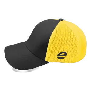 Casquette Trucker V² – Noir/Jaune
