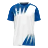 Blanc/Bleu roy