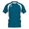 Bleu pétrol/Blanc