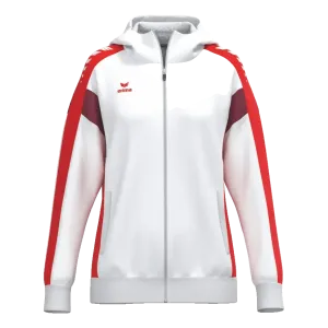 Veste à capuche Celebrate 125 Femme – Blanc/Rouge