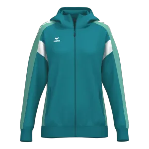 Veste à capuche Celebrate 125 Femme – Bleu tahitien/Menthe