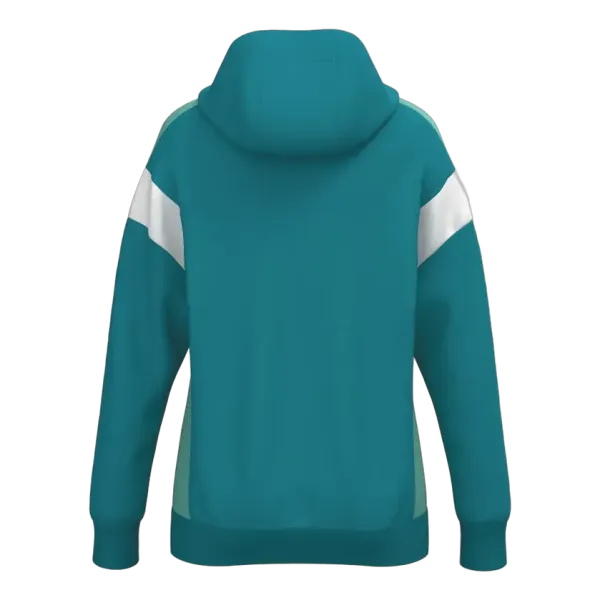 Veste à capuche Celebrate 125 Femme – Bleu tahitien/Menthe