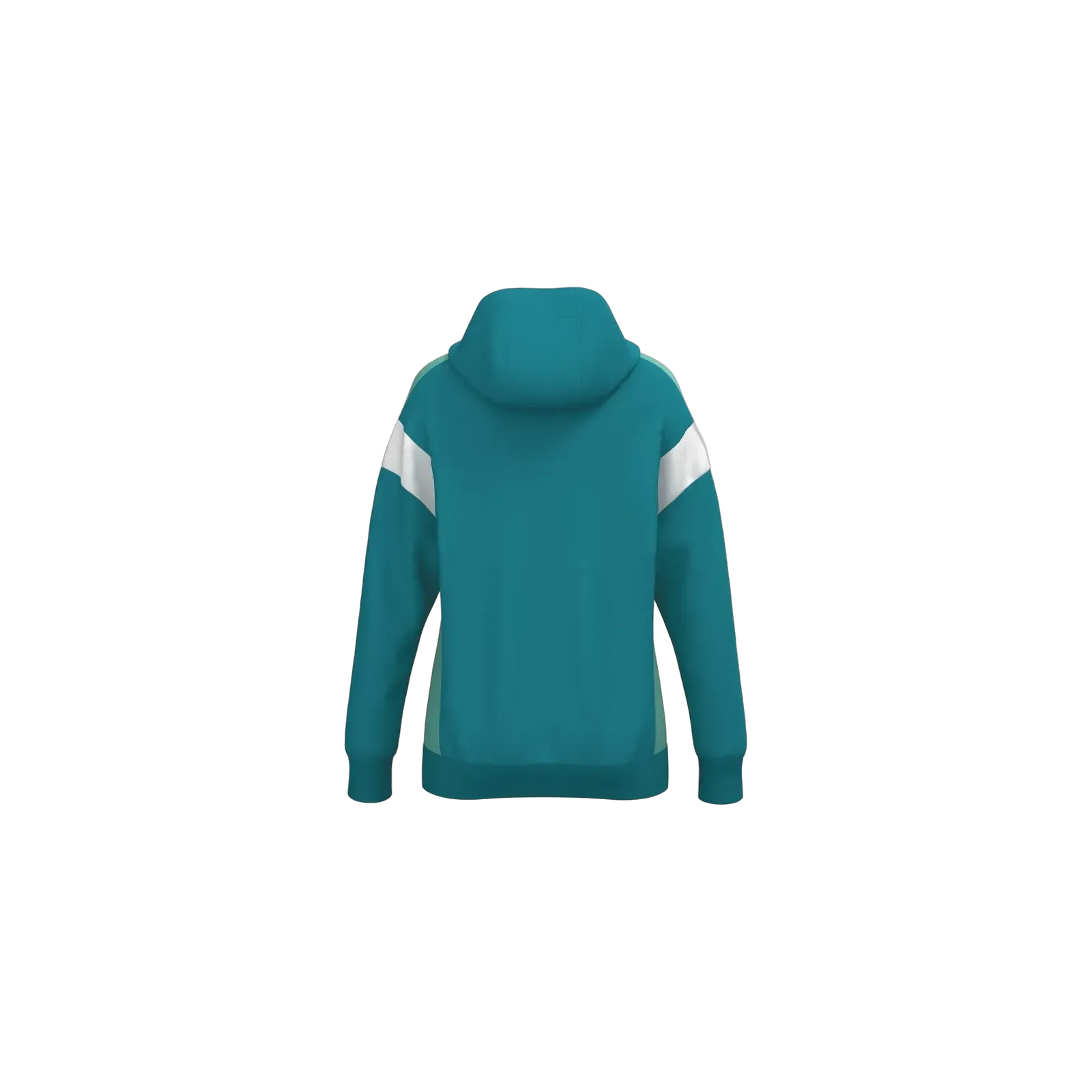 Veste à capuche Celebrate 125 Femme – Bleu tahitien/Menthe
