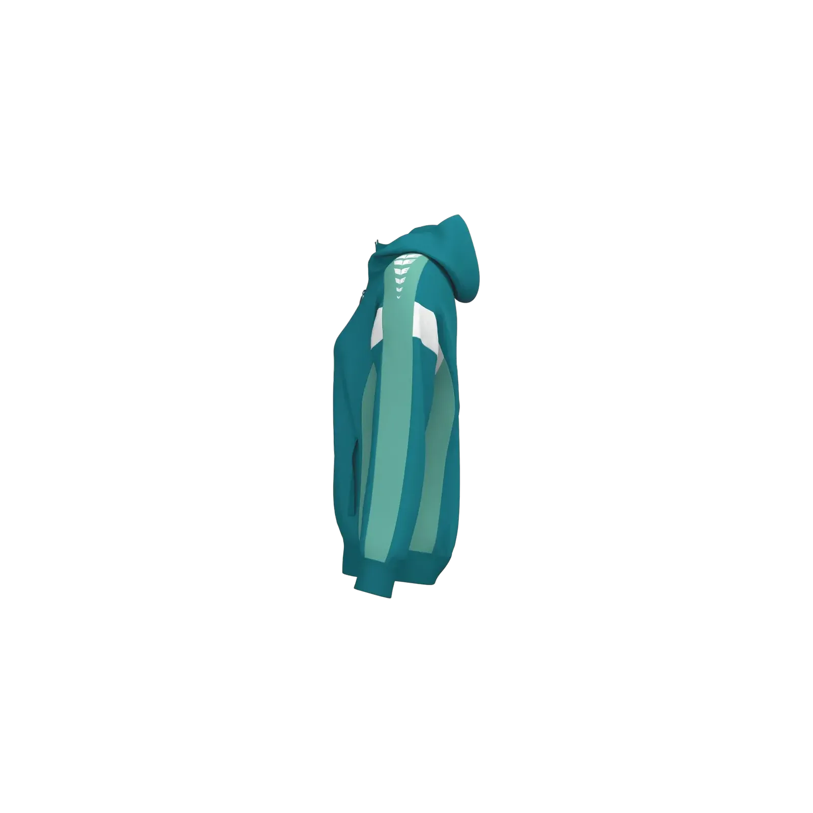 Veste à capuche Celebrate 125 Femme – Bleu tahitien/Menthe