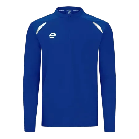 Sweat 1/2 zip Pulsion – Bleu roy/Blanc