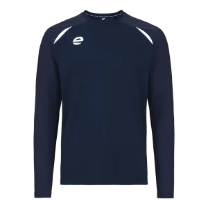 Sweat col rond Pulsion – Marine/Blanc