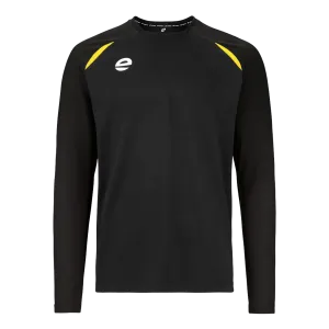 Sweat col rond Pulsion – Noir/Jaune