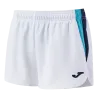 Short Terra Danubio Femme – Blanc/Turquoise fluo/Marine