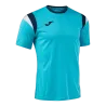 T-shirt Terra Danubio – Turquoise fluo/Marine/Blanc