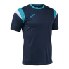 T-shirt Terra Danubio – Marine/Turquoise fluo/Blanc