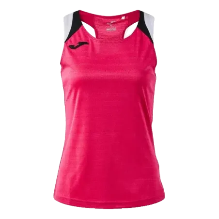 Débardeur Terra Danubio Femme – Framboise/Noir/Blanc