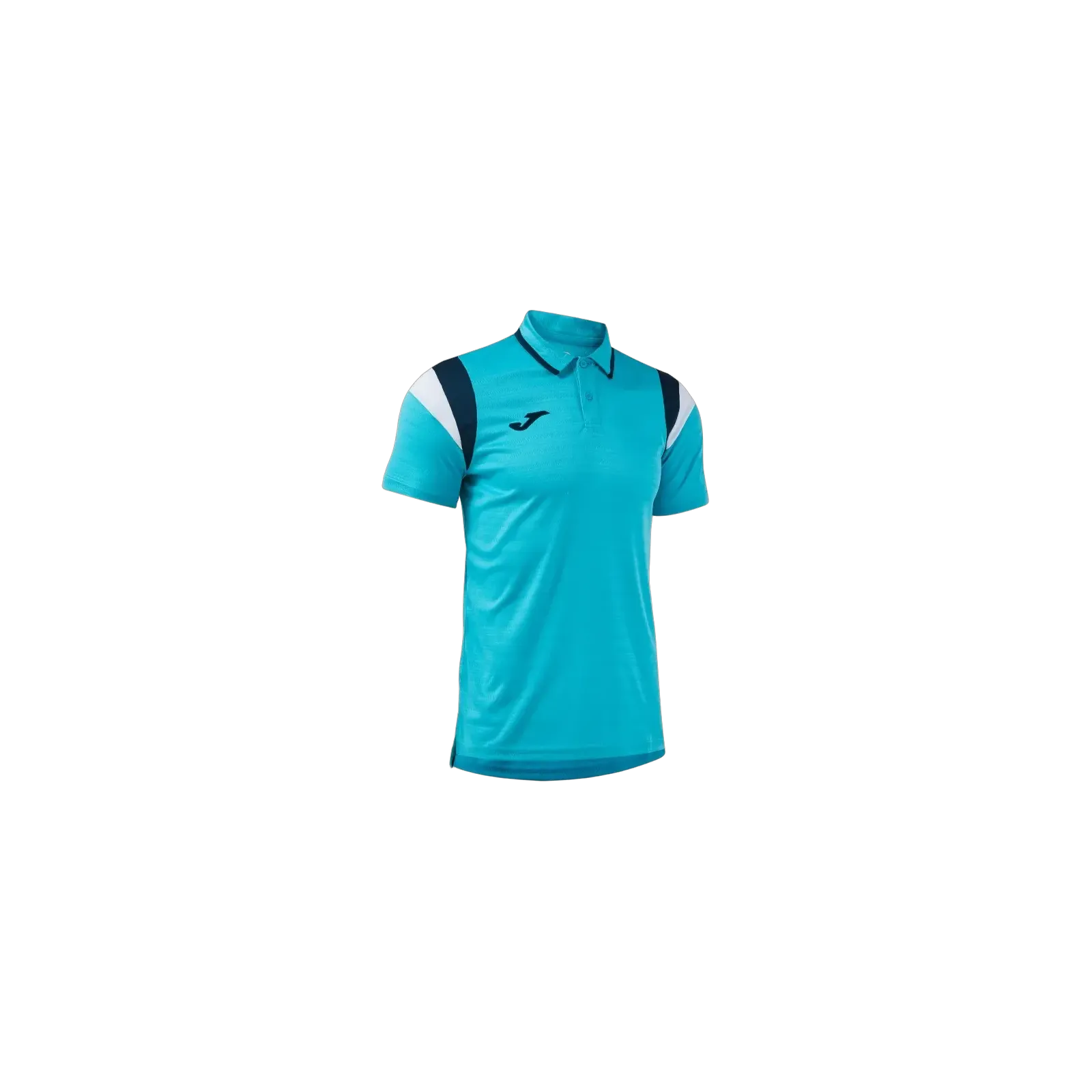 Polo Terra Danubio – Turquoise fluo/Marine/Blanc