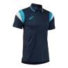 Polo Terra Danubio – Marine/Turquoise fluo/Blanc