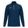 Sweat ziptop One – Marine/Citron