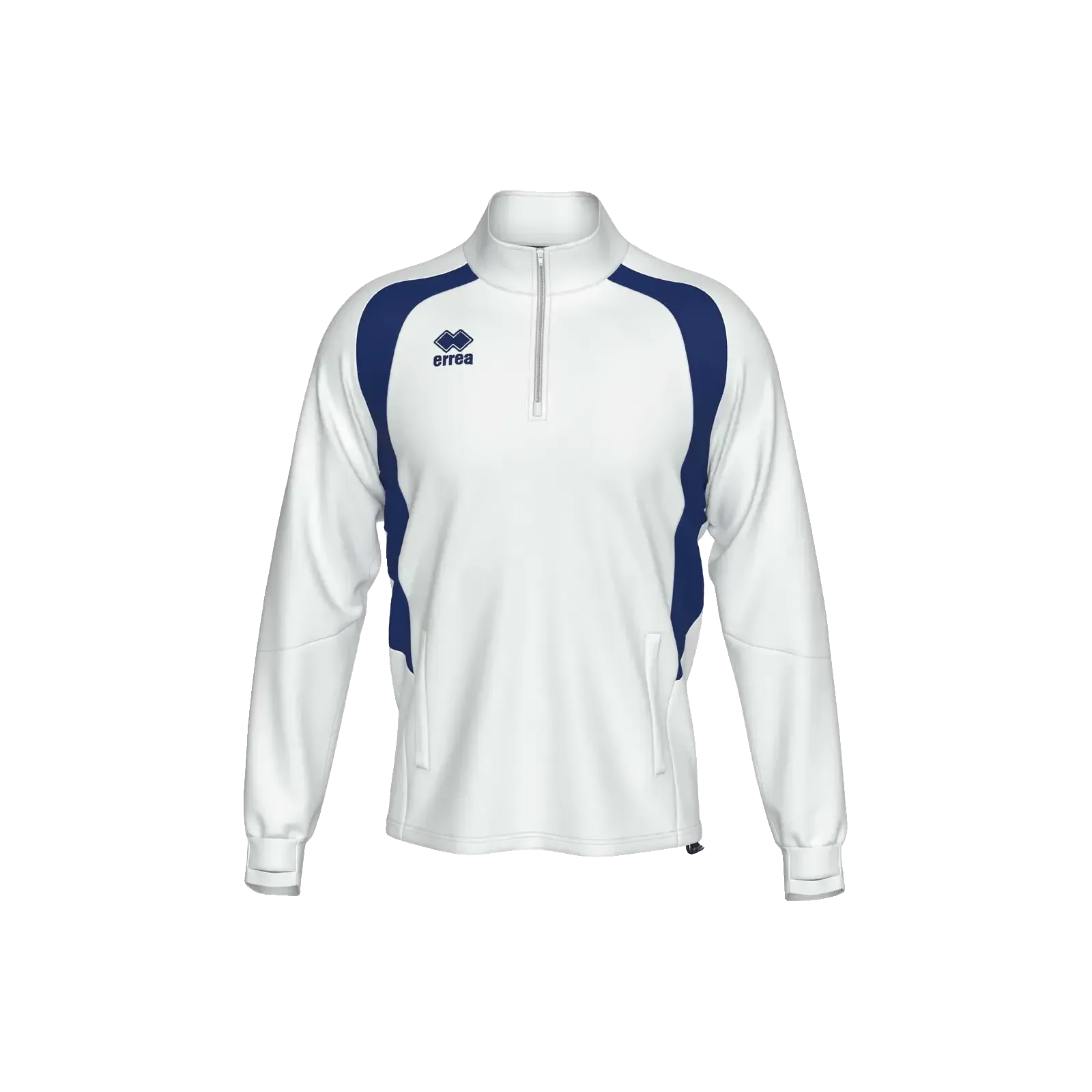 Sweat 1/2 zip Alfonso – Blanc/Marine