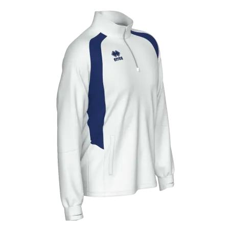 Sweat 1/2 zip Alfonso – Blanc/Marine