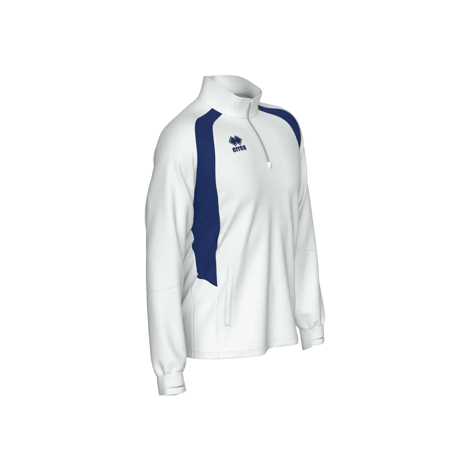Sweat 1/2 zip Alfonso – Blanc/Marine