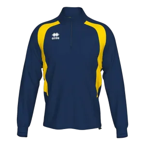 Sweat 1/2 zip Alfonso – Marine/Jaune