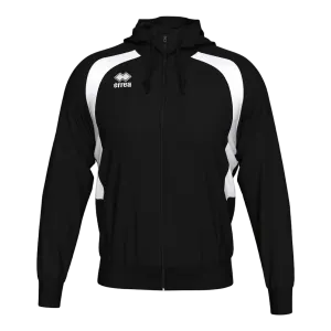 Veste à capuche Aris – Noir/Blanc