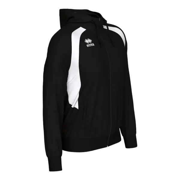 Veste à capuche Aris – Noir/Blanc