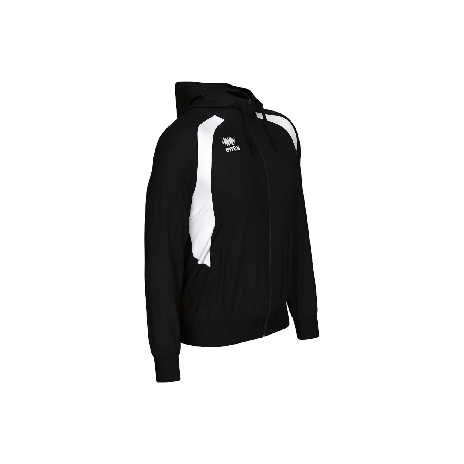 Veste à capuche Aris – Noir/Blanc