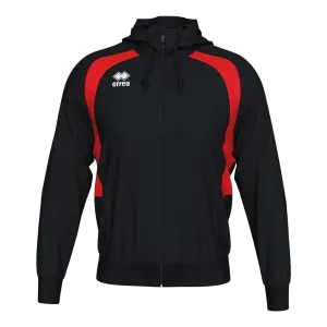Veste à capuche Aris – Noir/Rouge