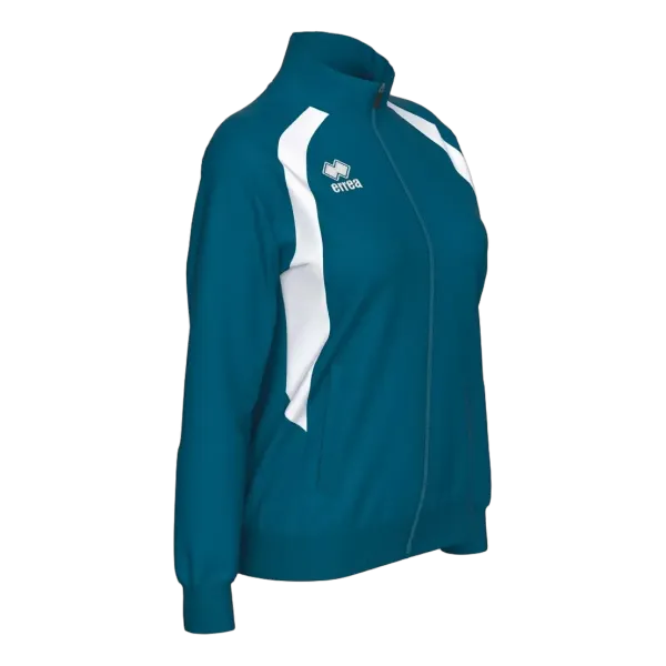 Veste Alice Femme – Bleu pétrol/Blanc