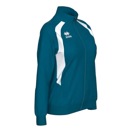 Veste Alice Femme – Bleu pétrol/Blanc