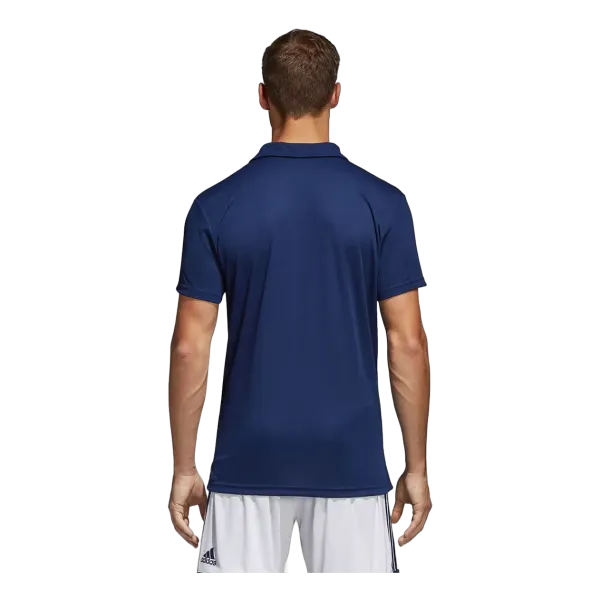 Polo Climalite Core 15 – Bleu foncé/Blanc